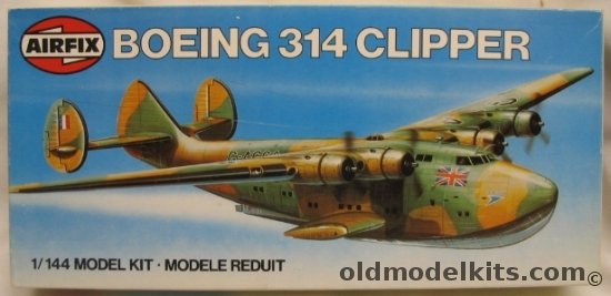 Airfix 1/144 Boeing 314 Pan Am Clipper - Dixie or BOAC Berwick, 04172-6 plastic model kit